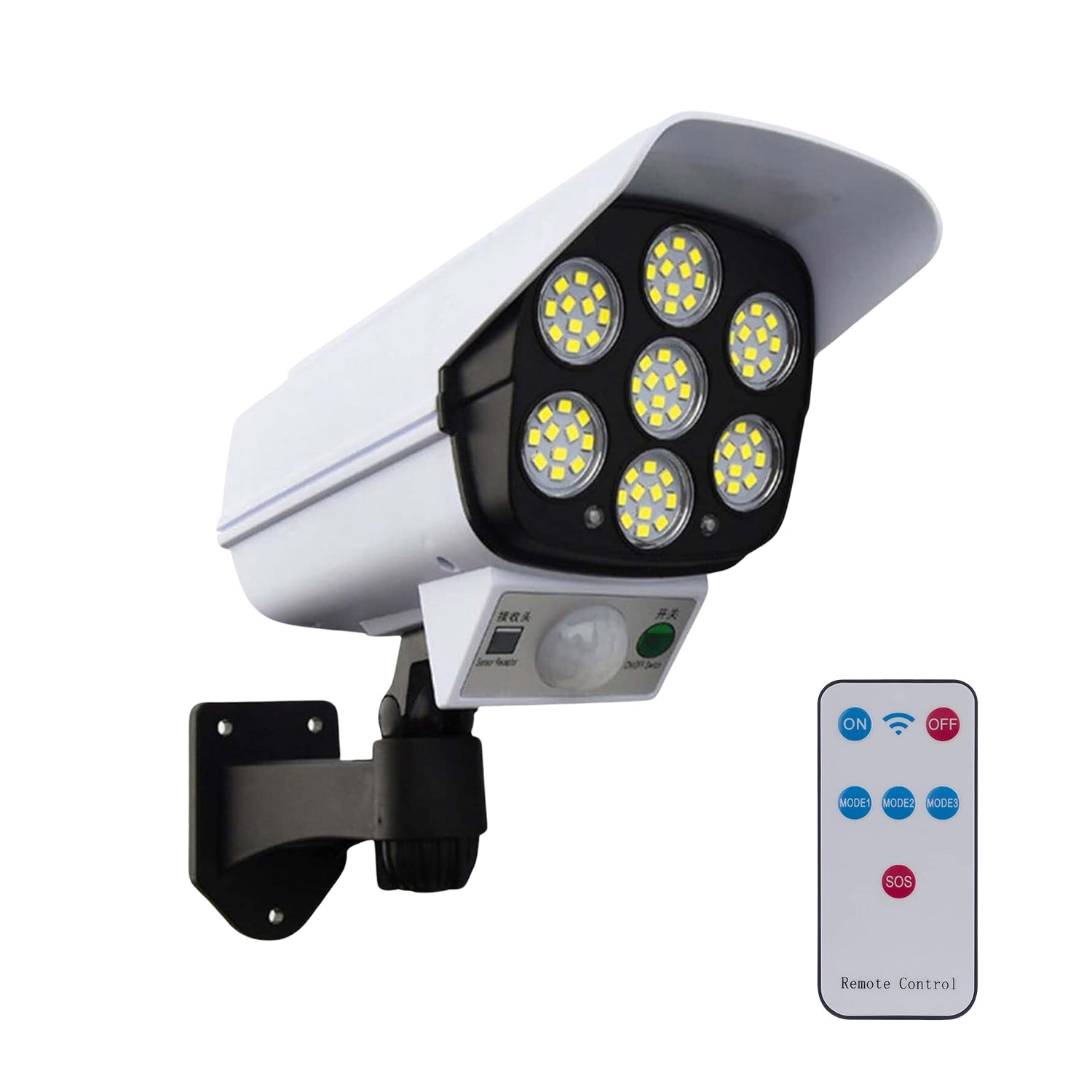 Solar Light Outdoor Motion Sensor Security Camera Shaped Dummy Wall Lamp (1 Pc) Solar Light Outdoor Motion Sensor Security Camera Shaped Dummy Wall Lamp (1 Pc)